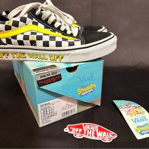 Vans Spongebob SquarePants Sneakers. Lightly used.
